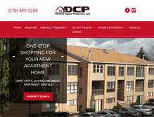 Tablet Screenshot of dcprentals.com
